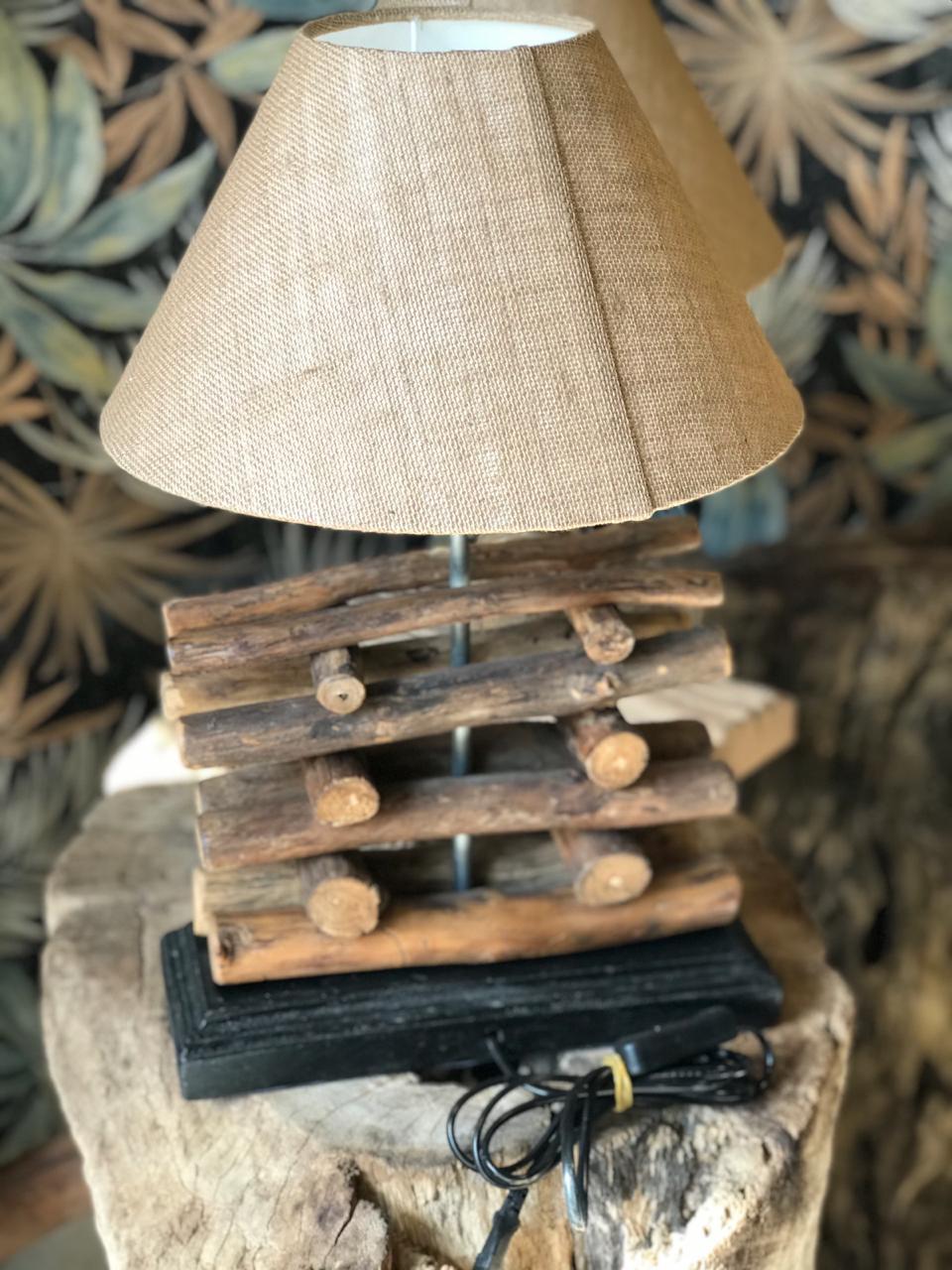 Hand made table lamp