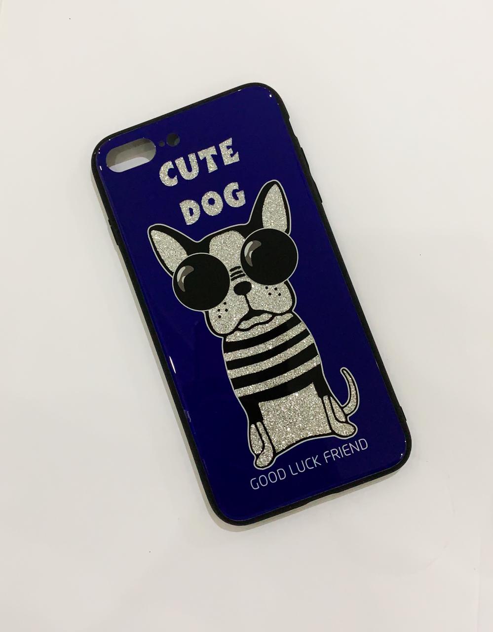 Cute Dog 7/8 Plus كفر ايفون