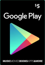 google play 5$ بطاقة أمريكي