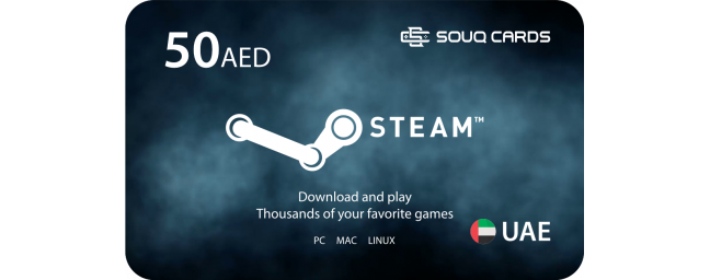 STEAM 50Aed بطاقة اماراتي