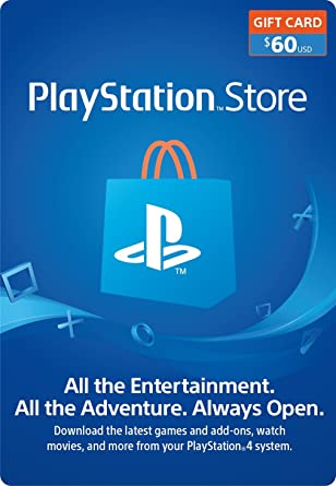 playstation store 60$ بطاقة أمريكي