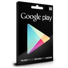 google play 10GBP بطاقة بريطانية