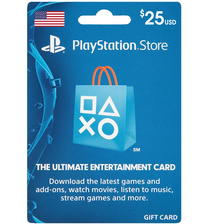 playstation store 25$ بطاقة أمريكي