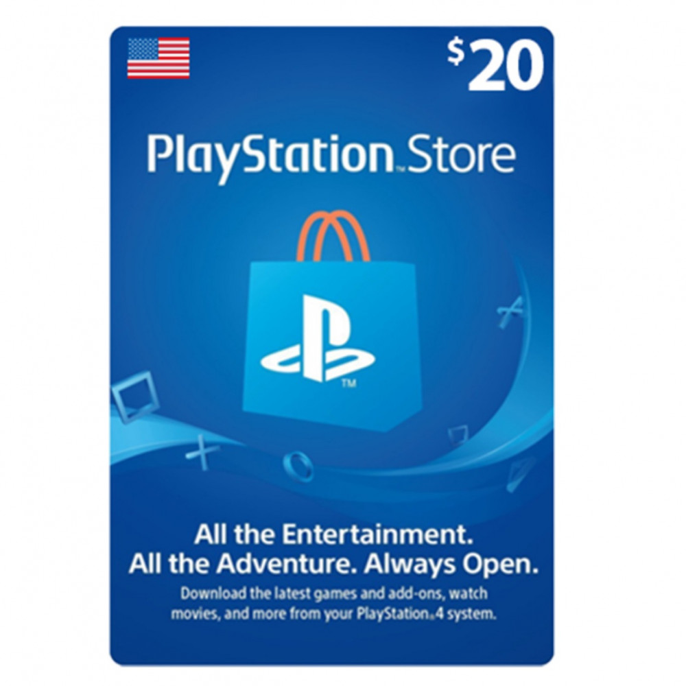 playstation store 20$ بطاقة أمريكي