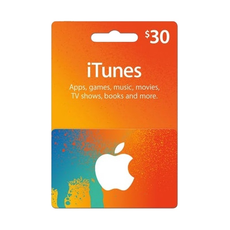 iTunes 30$بطاقة امريكي