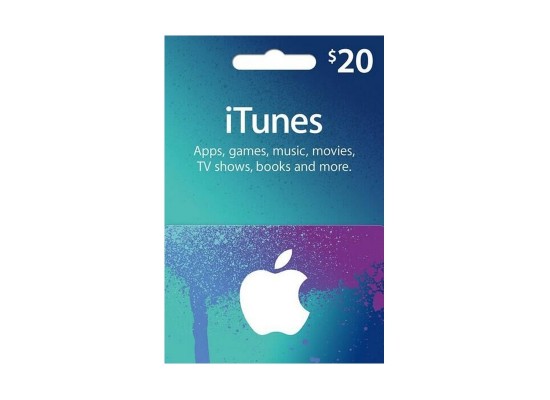 iTunes 20$ بطاقة امريكي